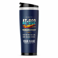 Thumbnail for Air Tractor AT-802F - Original + Name - Stainless Steel (No Holder) - Dark Blue