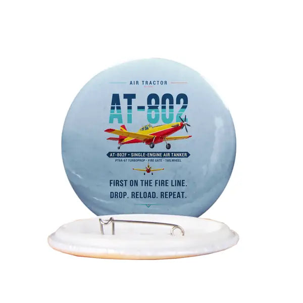 Air Tractor AT-802F - Original - Pin - Light Blue