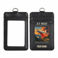 Thumbnail for Air Tractor AT-802F - Poster - ID Card Holder - Black + Name