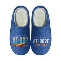 Thumbnail for Air Tractor AT-802F - Slippers - Cotton - Original + Name - Blue