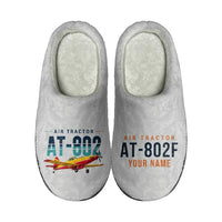 Thumbnail for Air Tractor AT-802F - Slippers - Cotton - Original + Name - Light Gray