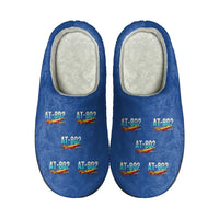 Thumbnail for Air Tractor AT-802F - Slippers - Cotton - Original Pattern - Blue