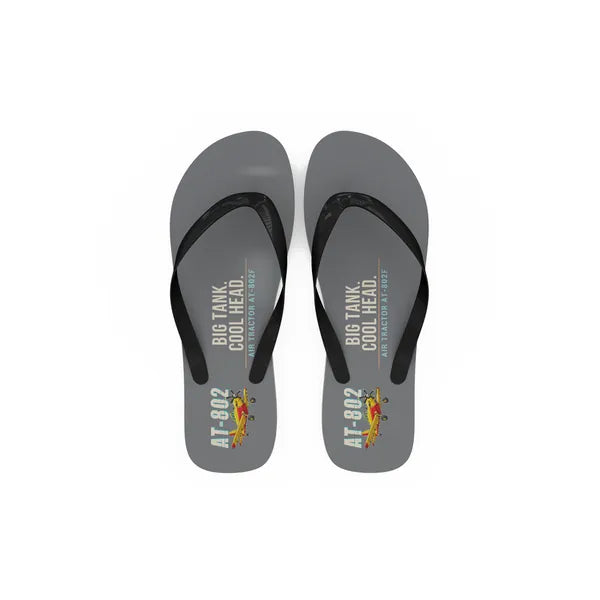Air Tractor AT-802F - Slippers - Flip Flops - Cartoon - Gray