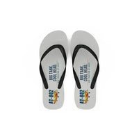 Thumbnail for Air Tractor AT-802F - Slippers - Flip Flops - Cartoon - White