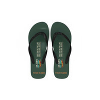 Thumbnail for Air Tractor AT-802F - Slippers - Flip Flops - Original + Name - Dark Green