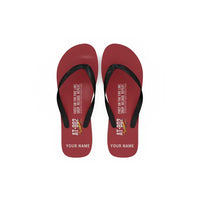 Thumbnail for Air Tractor AT-802F - Slippers - Flip Flops - Original + Name - Red