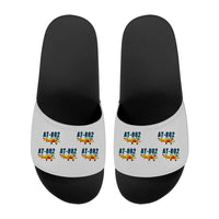 Thumbnail for Air Tractor AT-802F - Slippers - Sport - Cartoon Pattern - Light Gray