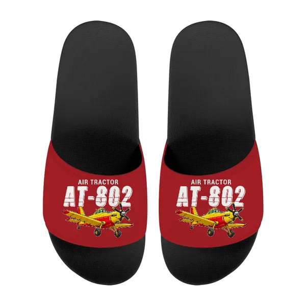 Air Tractor AT-802F - Slippers - Sport - Cartoon - Red
