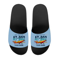 Thumbnail for Air Tractor AT-802F - Slippers - Sport - Original + Name - Light Blue
