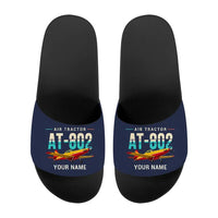 Thumbnail for Air Tractor AT-802F - Slippers - Sport - Original + Name - Navy Blue