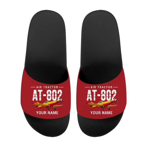 Air Tractor AT-802F - Slippers - Sport - Original + Name - Red