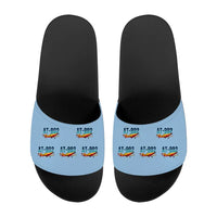 Thumbnail for Air Tractor AT-802F - Slippers - Sport - Original Pattern - Light Blue