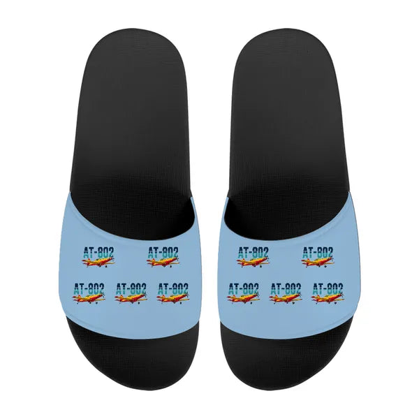 Air Tractor AT-802F - Slippers - Sport - Original Pattern - Light Blue