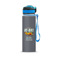 Thumbnail for Air Tractor AT-802F - Sports Kettle - Cartoon + Name - Gray