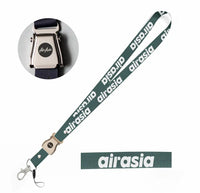Thumbnail for AirAsia seat belt lanyard - dark green
