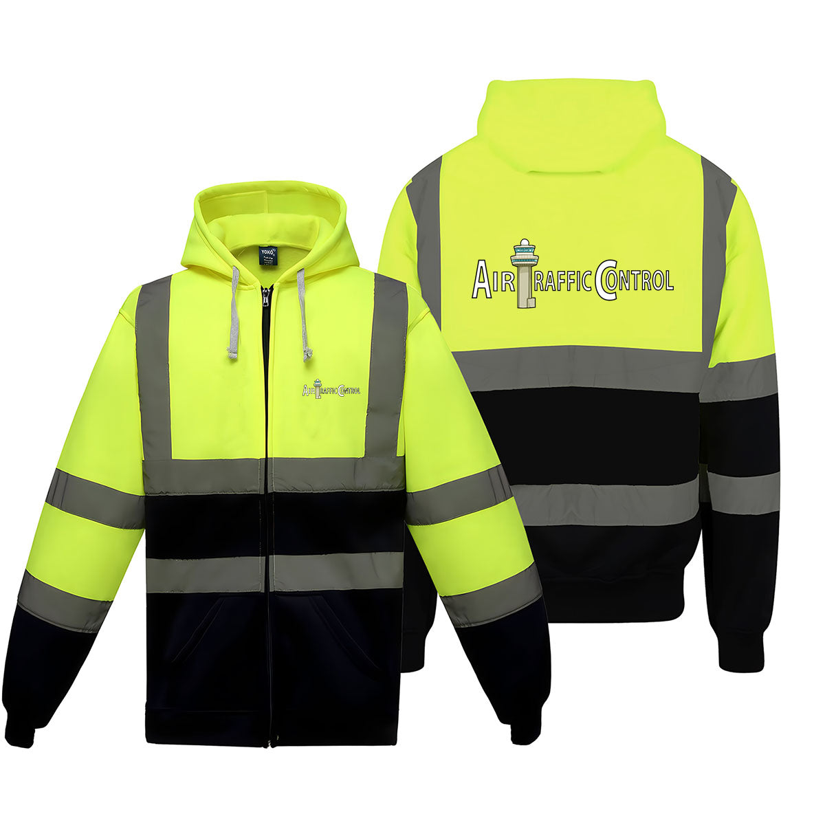 Air Traffic Control Designed Reflective Zipped Hoodies