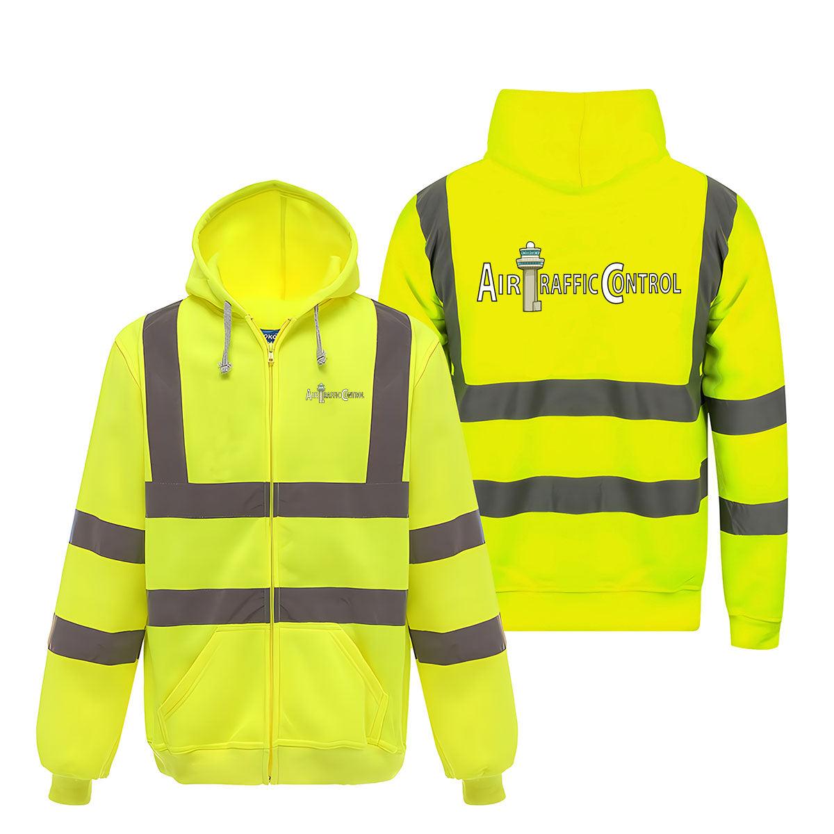 Air Traffic Control Designed Reflective Zipped Hoodies