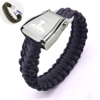 Thumbnail for Air Traffic Controllers - We Rule The Sky Design Airplane Seat Belt Bracelet