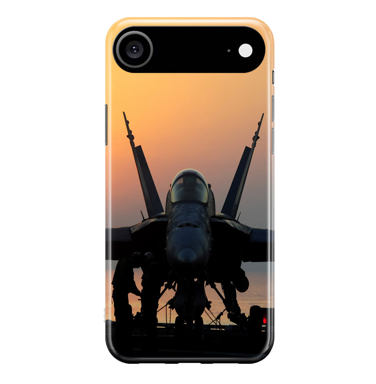 Military Jet During Sunset Designed iPhone Cases