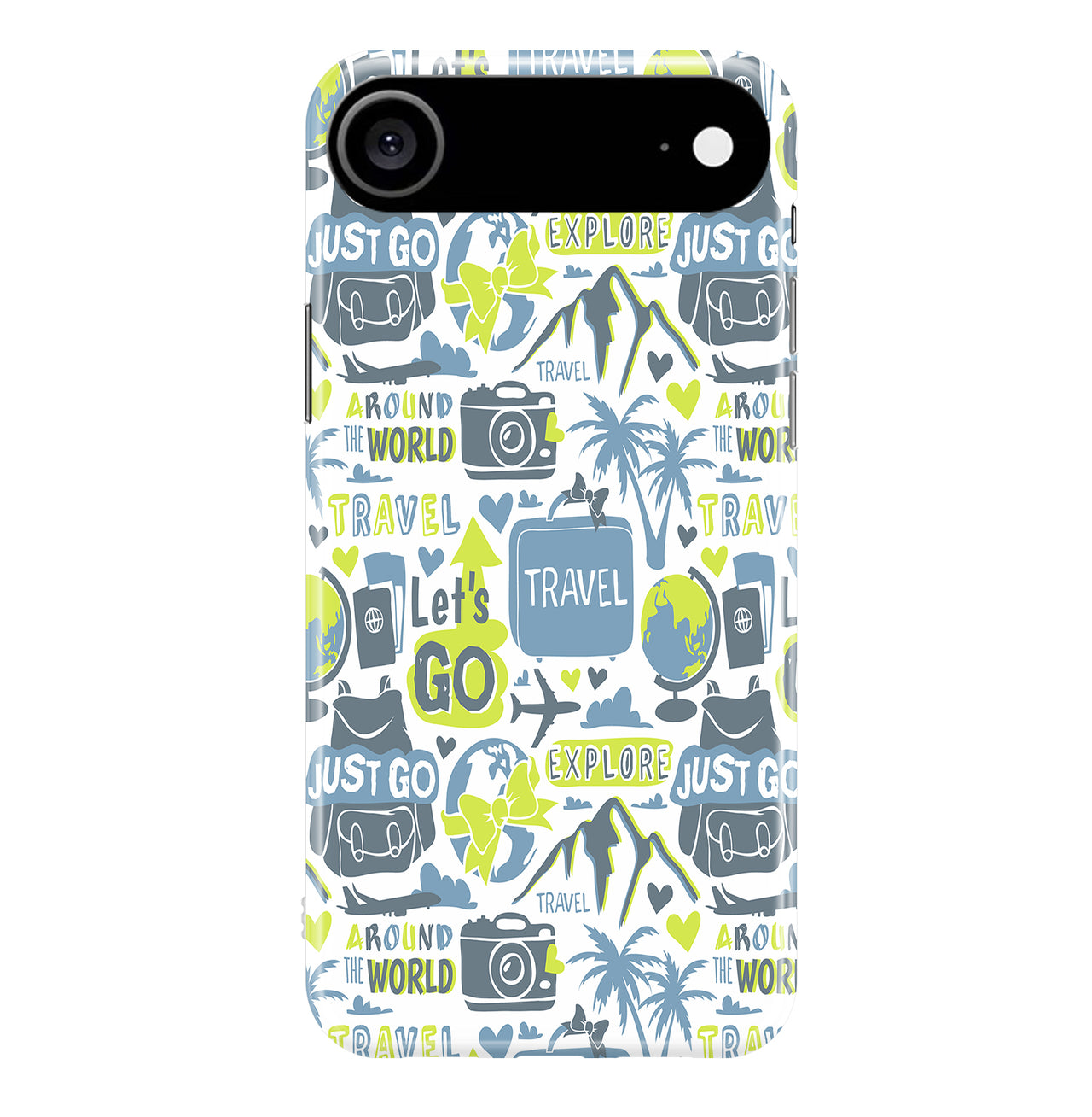 Motivational Travel Badges Designed iPhone Cases