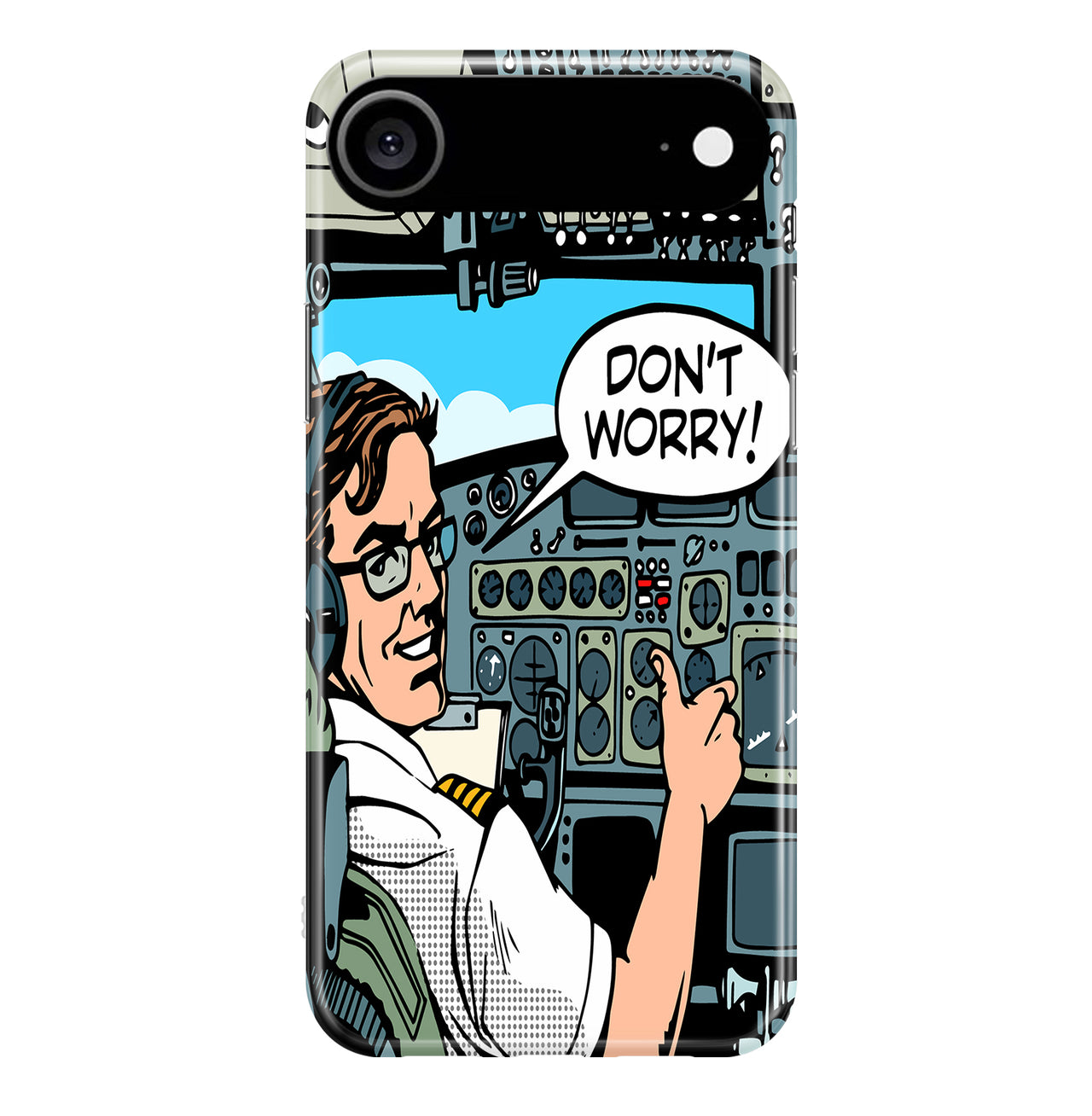 Don't Worry Thumb Up Captain Printed iPhone Cases