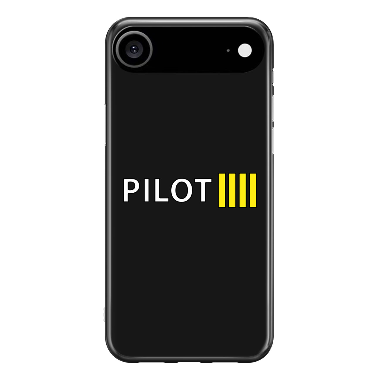 Pilot & Stripes (4 Lines) Designed iPhone Cases