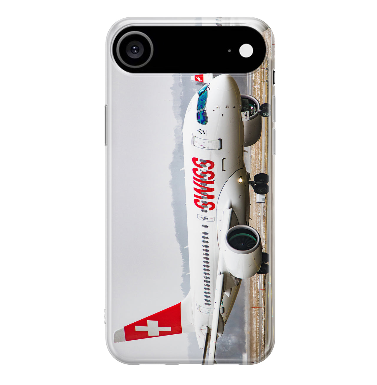 Swiss Airlines Bombardier CS100 Designed iPhone Cases