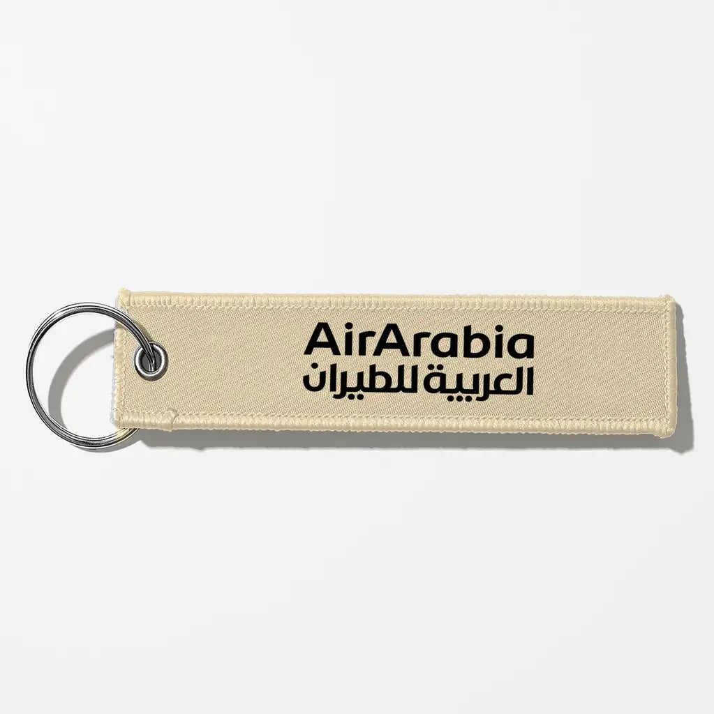 Air Arabia Crew & Staff Tag Key Chains - Beige