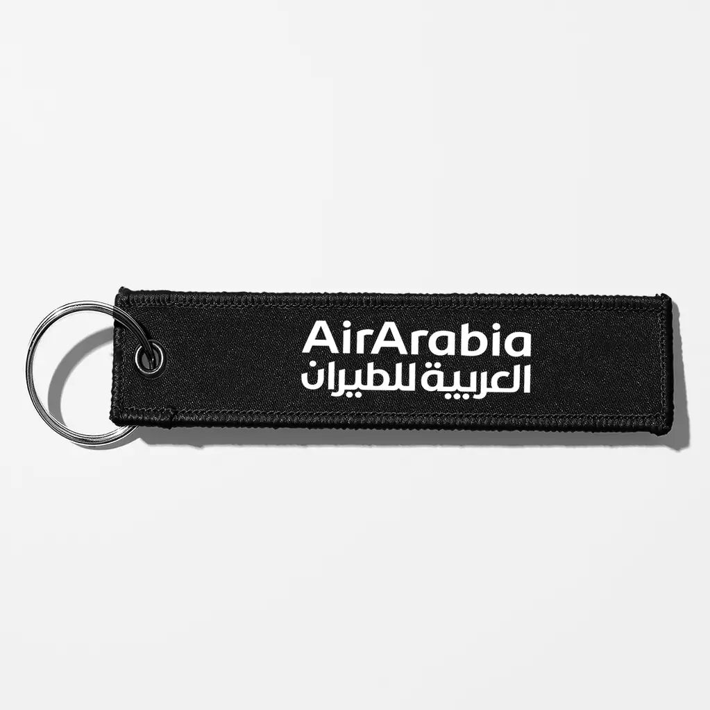 Air Arabia Crew & Staff Tag Key Chains - Black