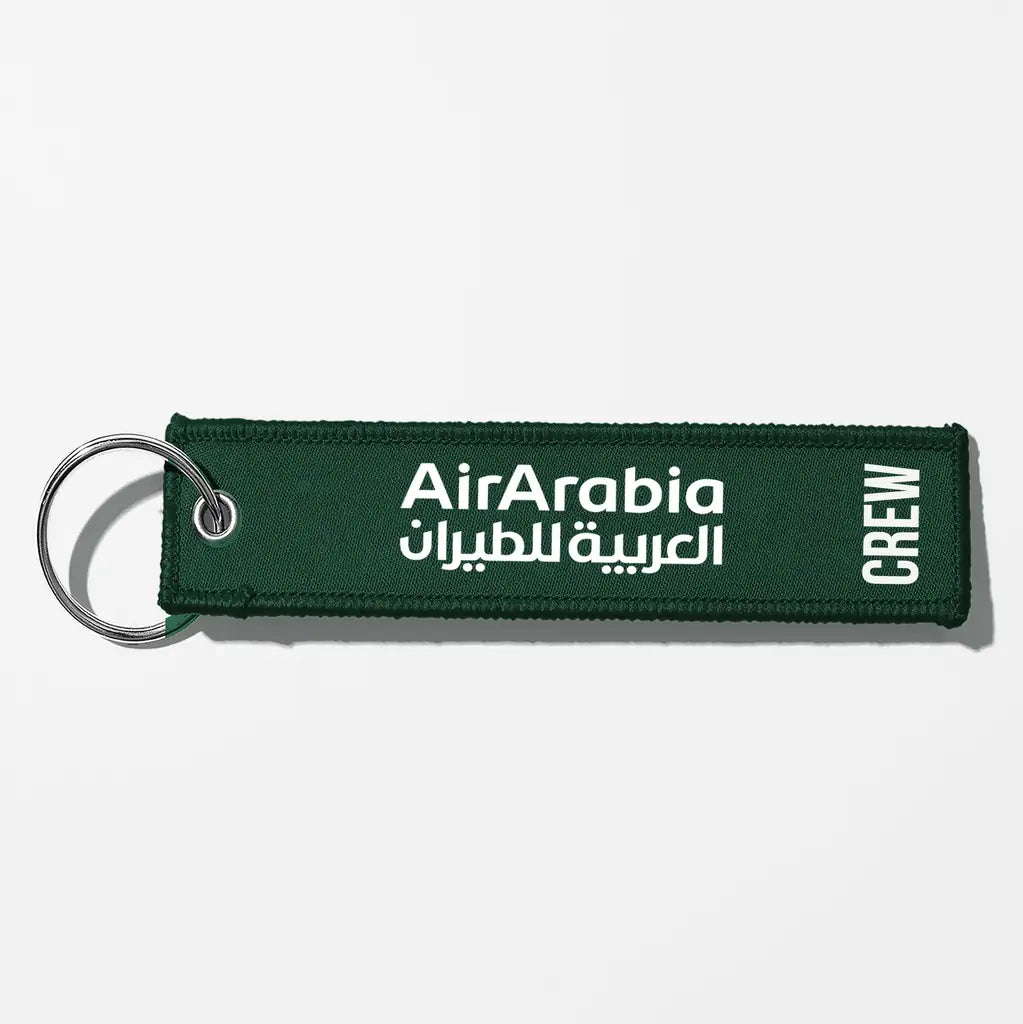Air Arabia Crew & Staff Tag Key Chains - Dark Green - Crew