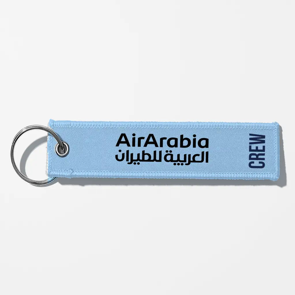 Air Arabia Crew & Staff Tag Key Chains - Light Blue - Crew
