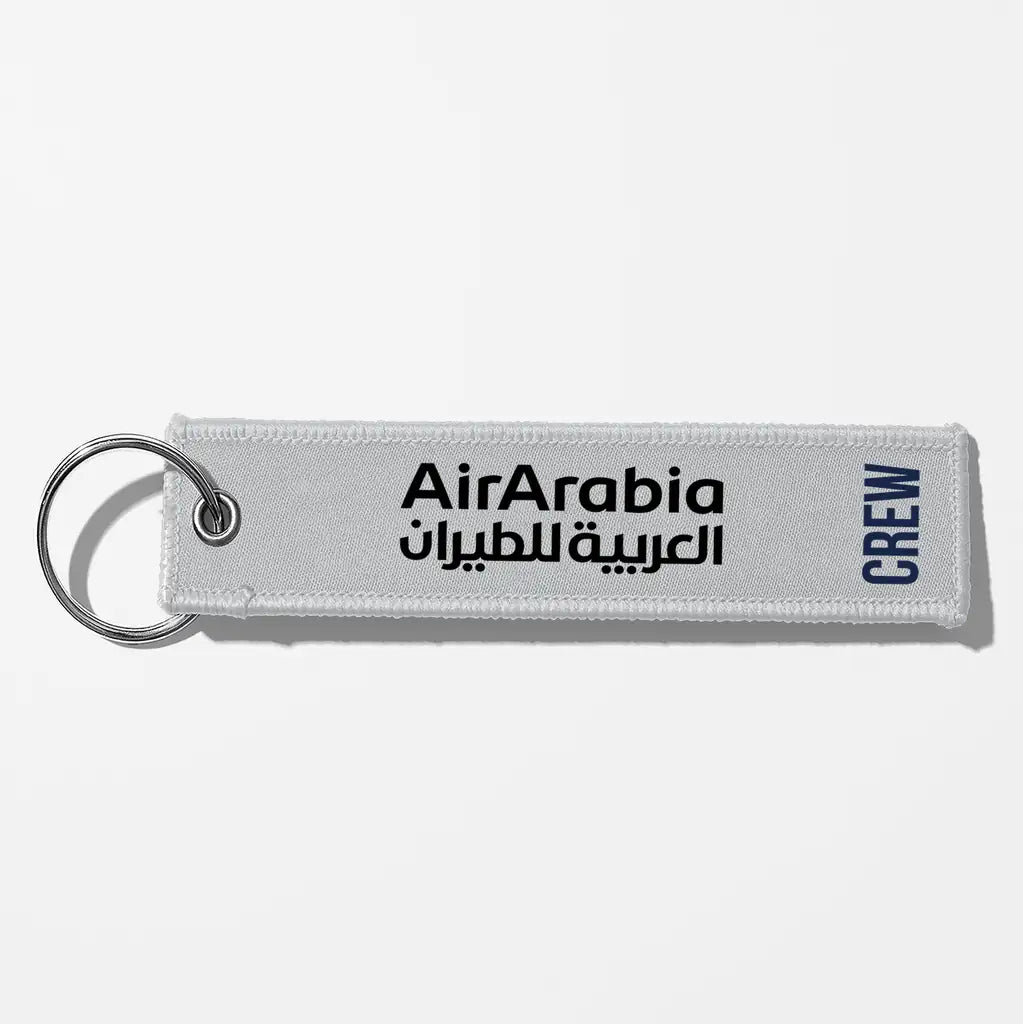Air Arabia Crew & Staff Tag Key Chains - Light Gray - Crew