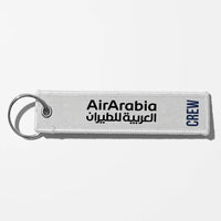 Thumbnail for Air Arabia Crew & Staff Tag Key Chains - White - Crew