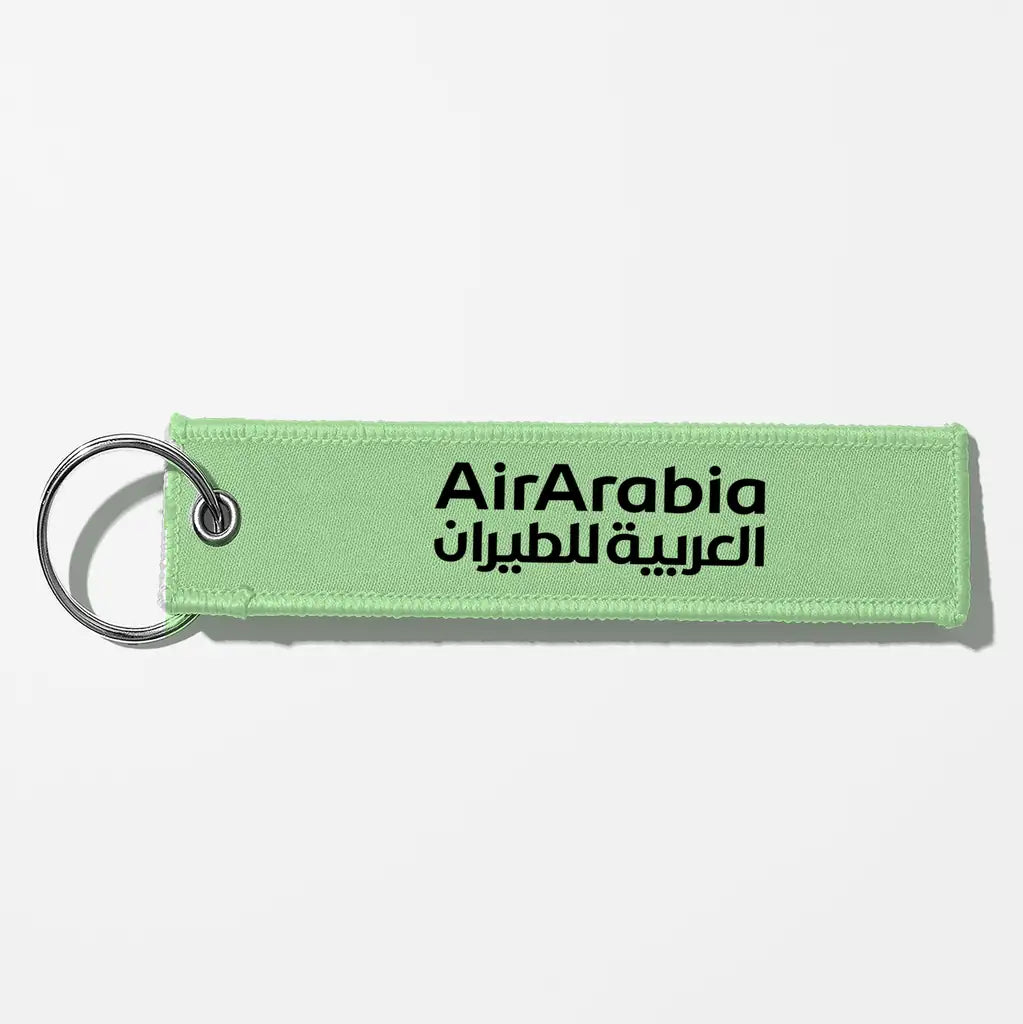 Air Arabia Crew & Staff Tag Key Chains - Light Green