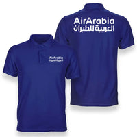 Thumbnail for Air Arabia logo on blue double side polo t shirt
