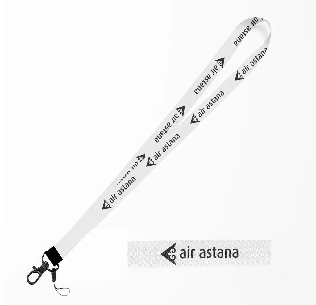Air Astana lanyard - white