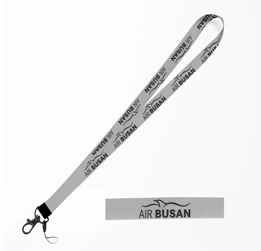 Air Busan lanyard - light gray