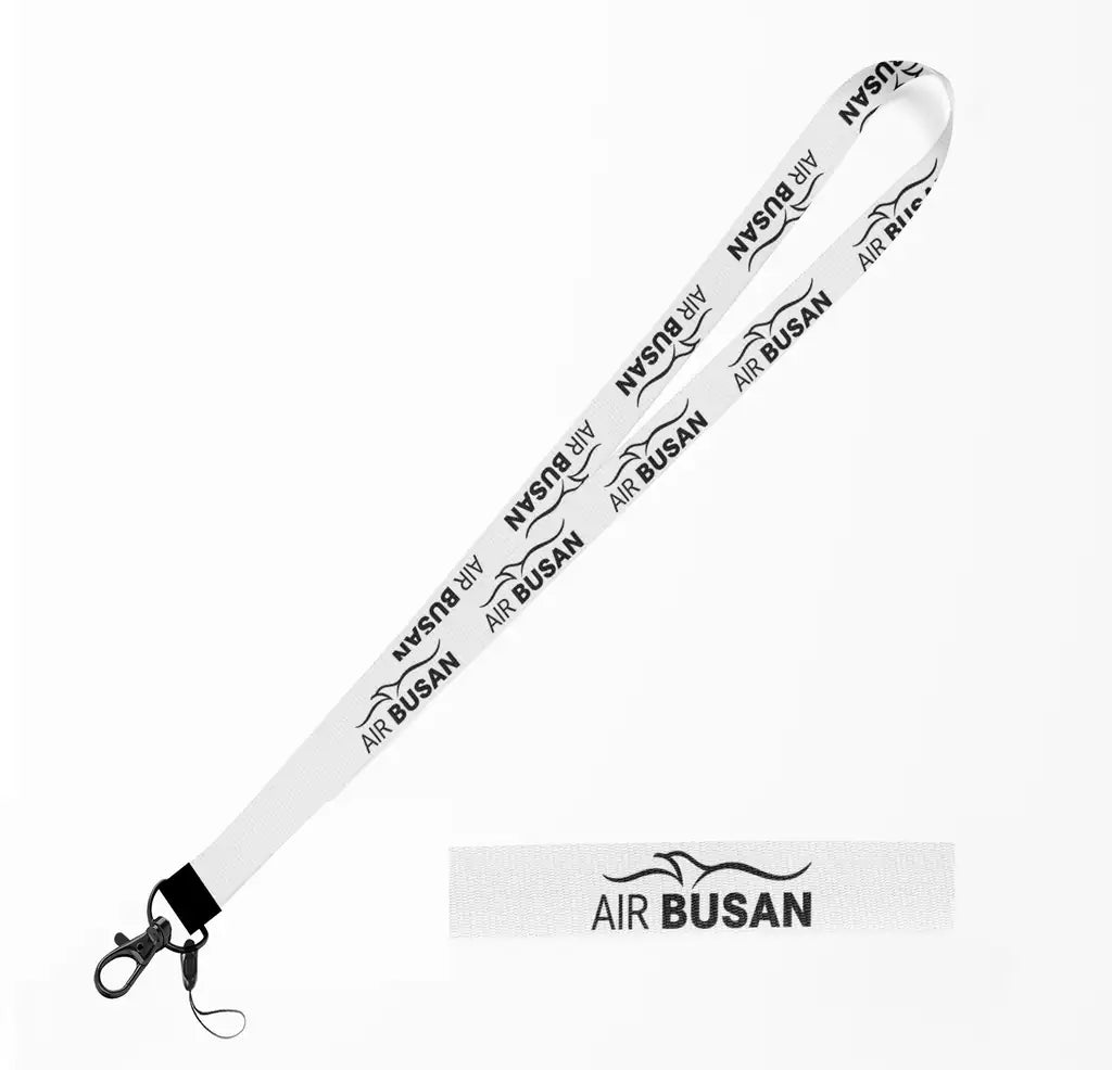 Air Busan lanyard - white