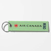 Thumbnail for Air Canada Crew & Staff Tag Key Chains - Light Green - Crew