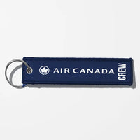 Thumbnail for Air Canada Crew & Staff Tag Key Chains - Navy Blue - Crew