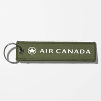 Thumbnail for Air Canada Crew & Staff Tag Key Chains - Green Army