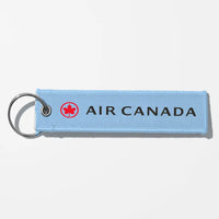 Thumbnail for Air Canada Crew & Staff Tag Key Chains - Light Blue
