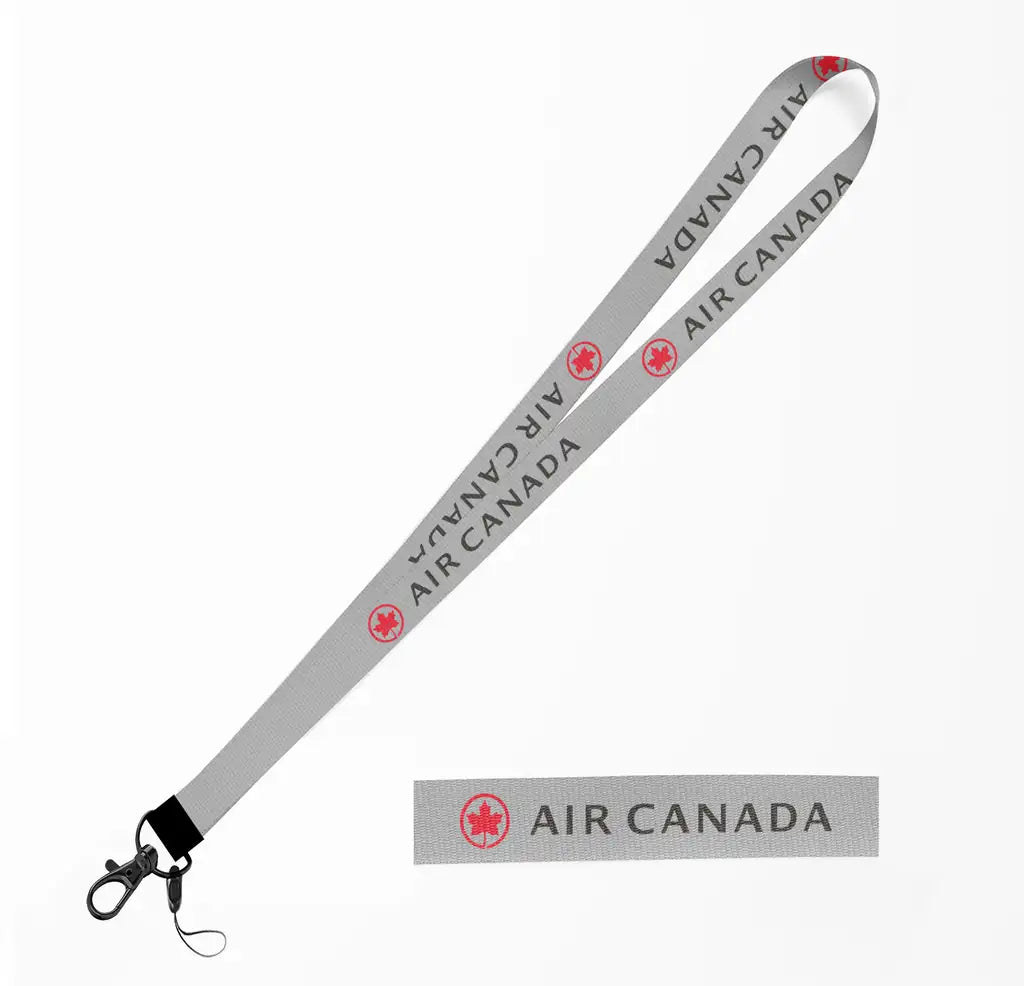 Air Canada lanyard - light gray