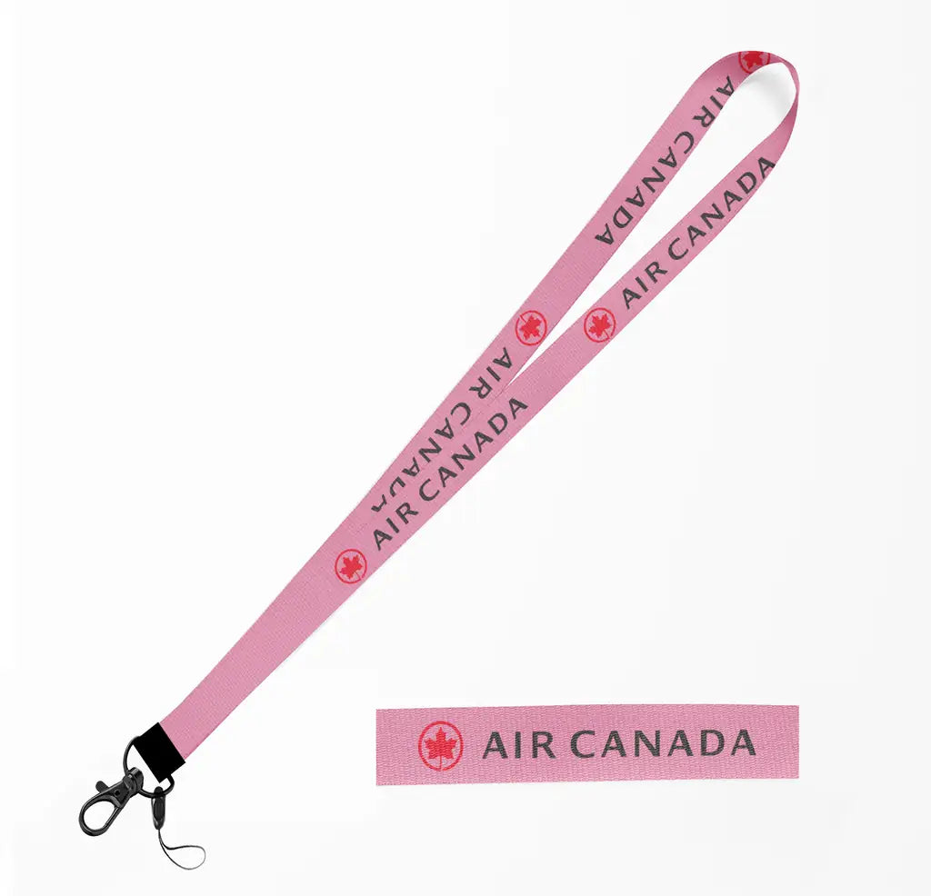 Air Canada lanyard - pink
