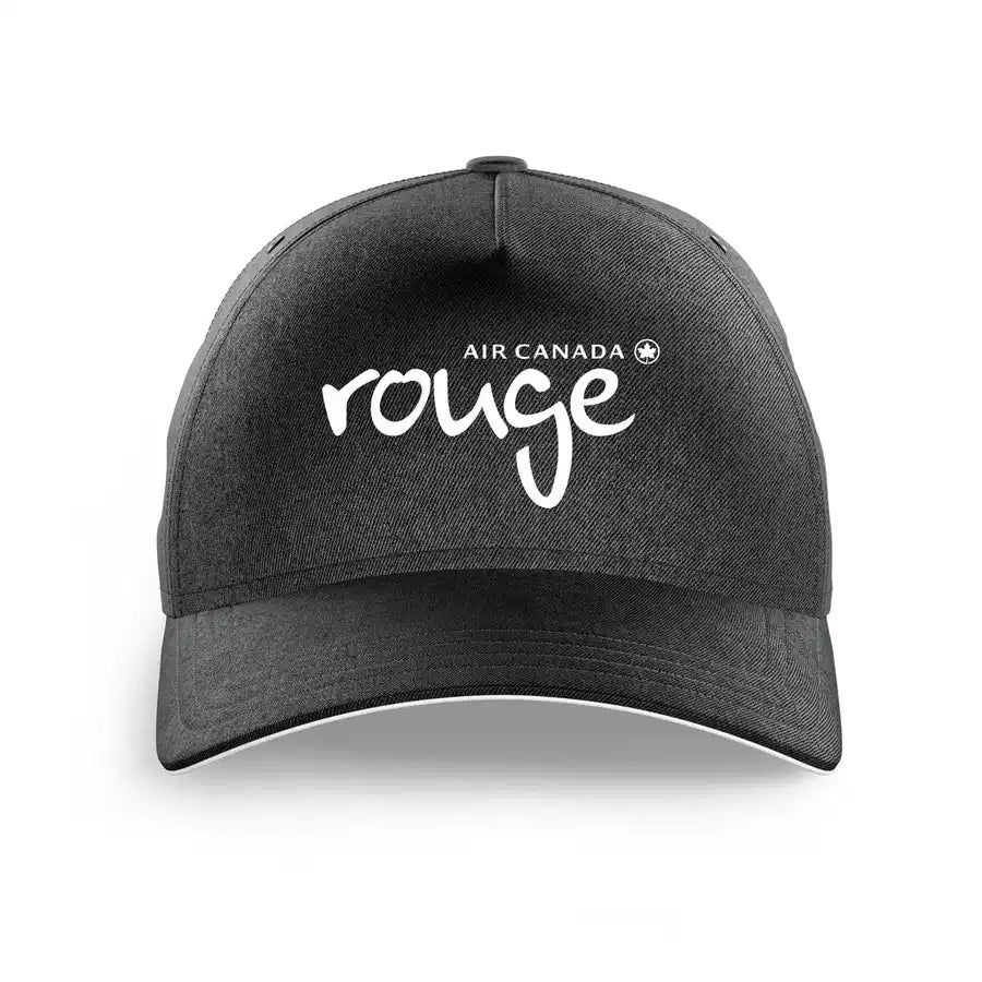 Air Canada rouge Airlines printed hat - black