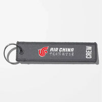 Thumbnail for Air China Airlines Crew & Staff Tag Key Chains - Gray - Crew