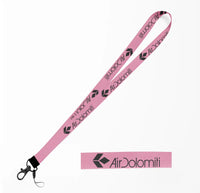 Thumbnail for Air Dolomiti  Airlines lanyard - pink