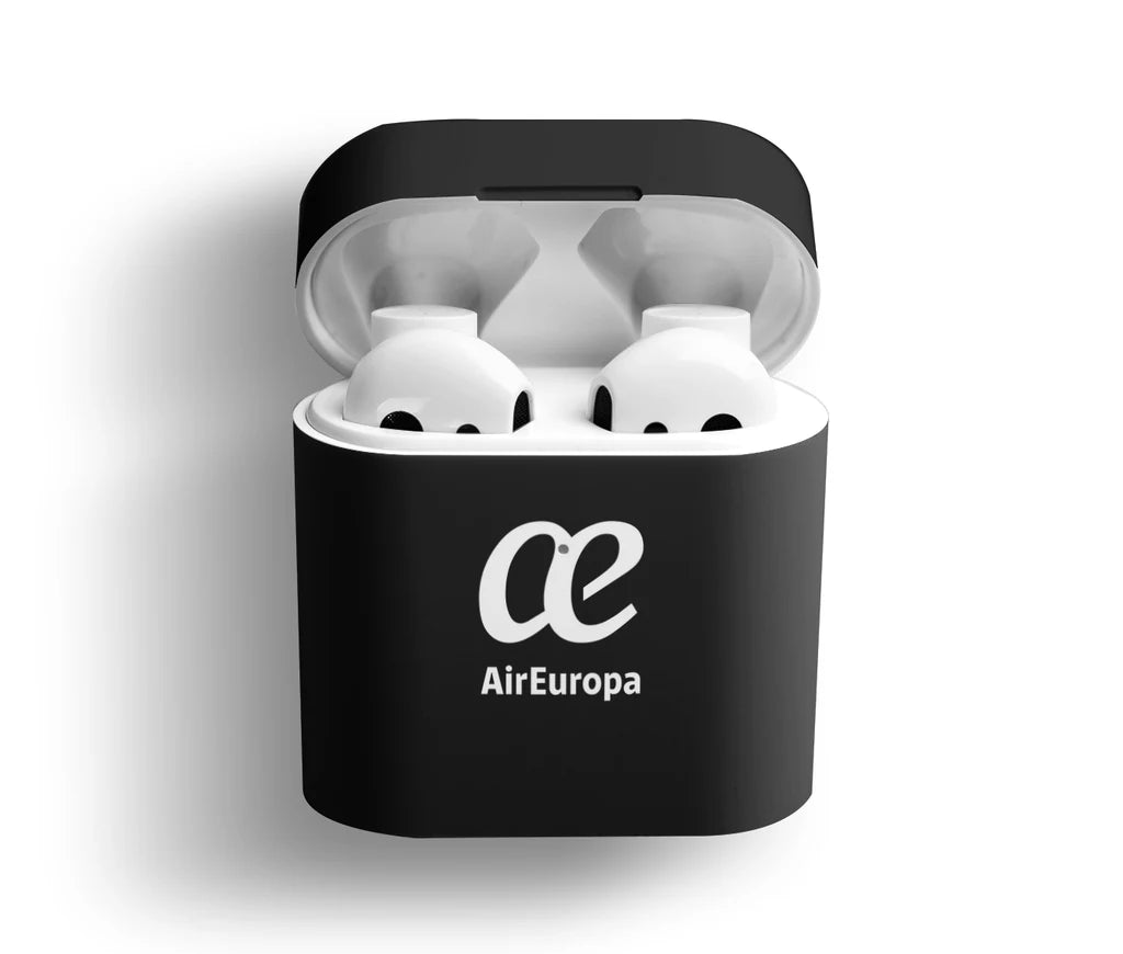 Air Europa AirPods plastic case - Black
