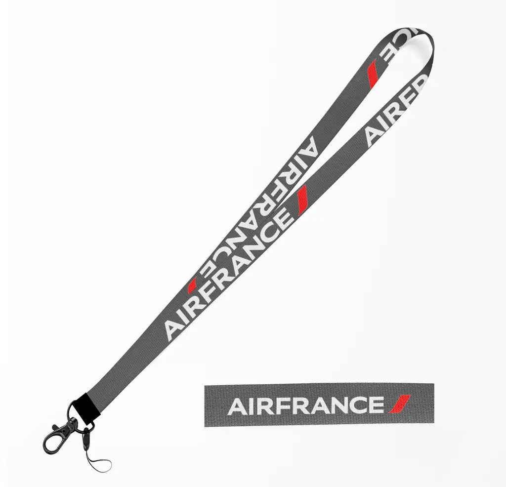 Air France Airlines lanyard - gray