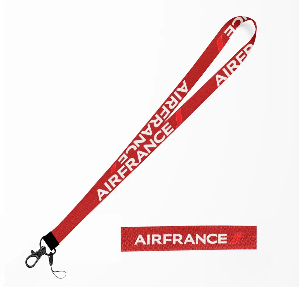 Air France Airlines lanyard - red